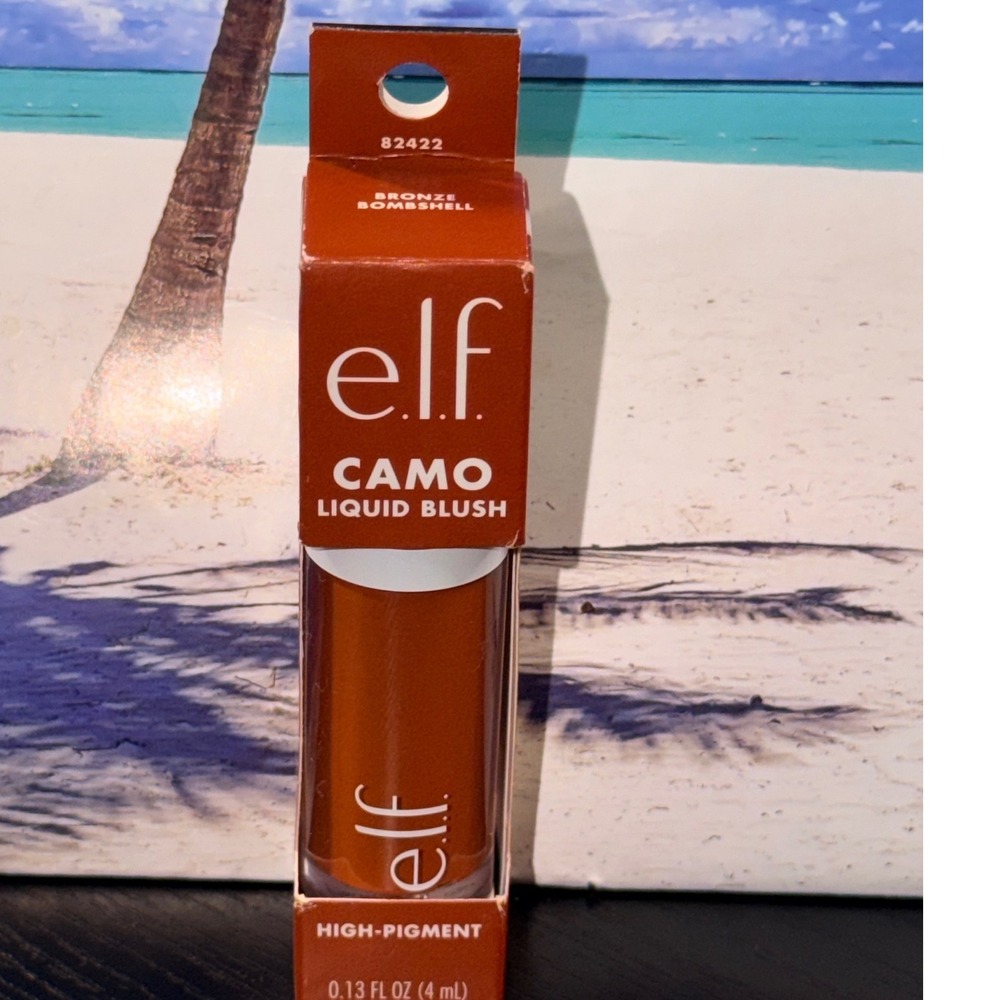 ELF Camo Liquid Blush Bronze Bombshell 82422 High Pigment Dewy Finish 0.13oz NEW